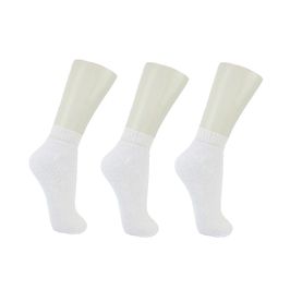 Kit 3 Meias Sport Adulto Cano Longo Perrutextil