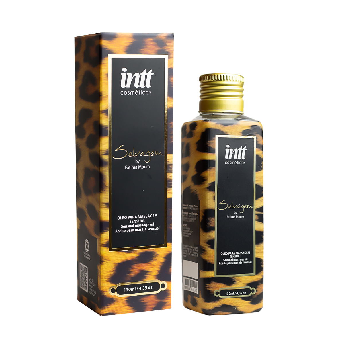 Selvagem by Fatima Moura Óleo para Massagem Sensual 130ml Intt