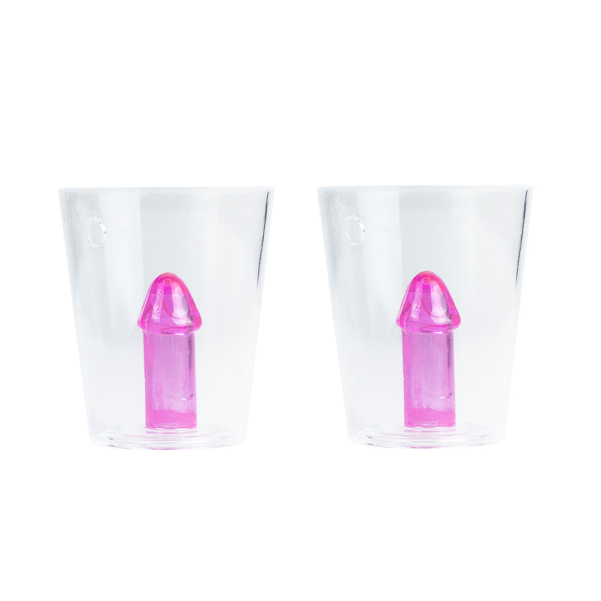 Copo para Shot com Mini Pênis Ponto das Festas Copo para Shot com Mini Pênis Ponto das Festas