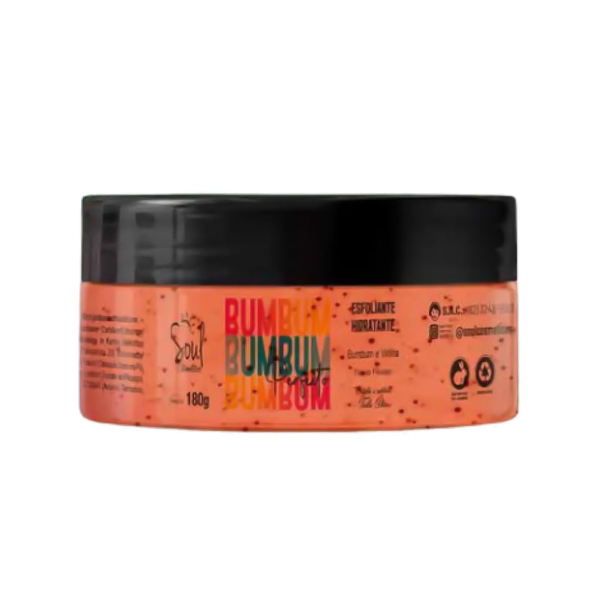 Bum Bum Hidratante Esfoliante 180g Soul Cosméticos