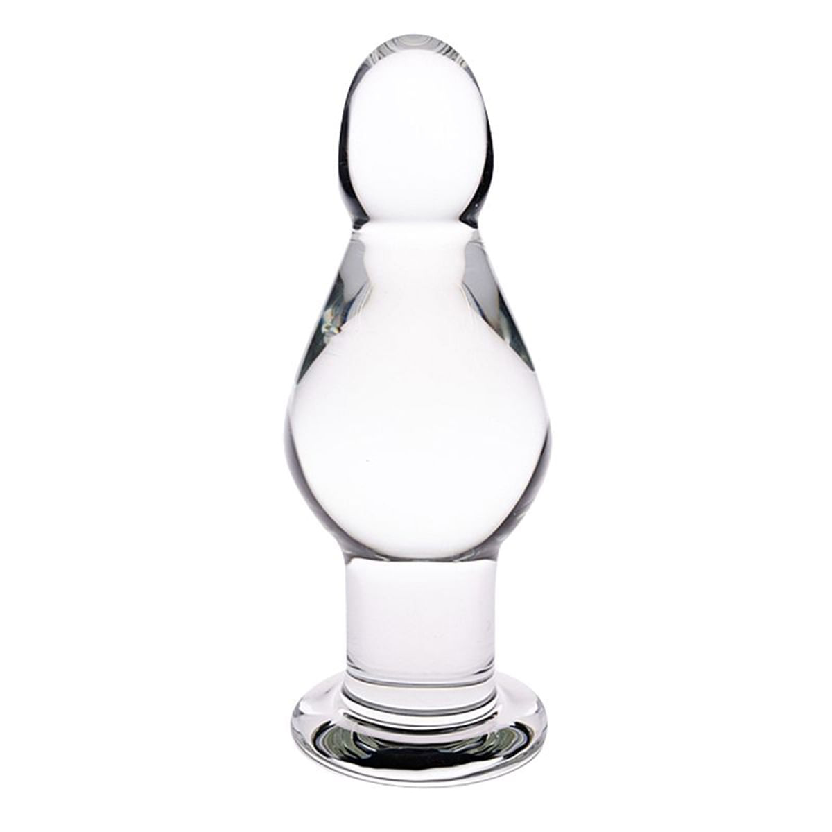 Plug Anal de Vidro Arredondado 15,5X6,7CM Sexy Import Plug Anal de Vidro Arredondado 15,5X6,7CM Sexy Import