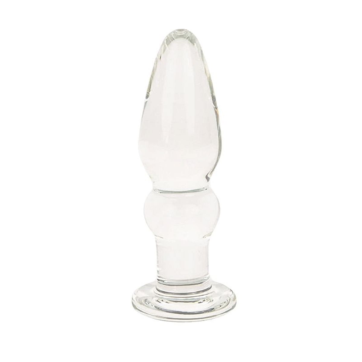 Plug Anal de Vidro com Formato Cônico Arredondado 11X3,2CM Sexy Import