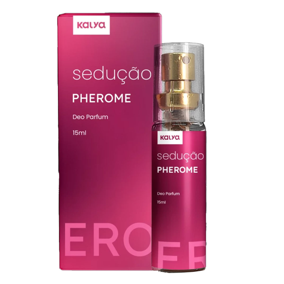 Pherome Sedução Perfume Feminino com Feromônio 15ml Kalya Pherome Sedução Perfume Feminino com Feromônio 15ml Kalya