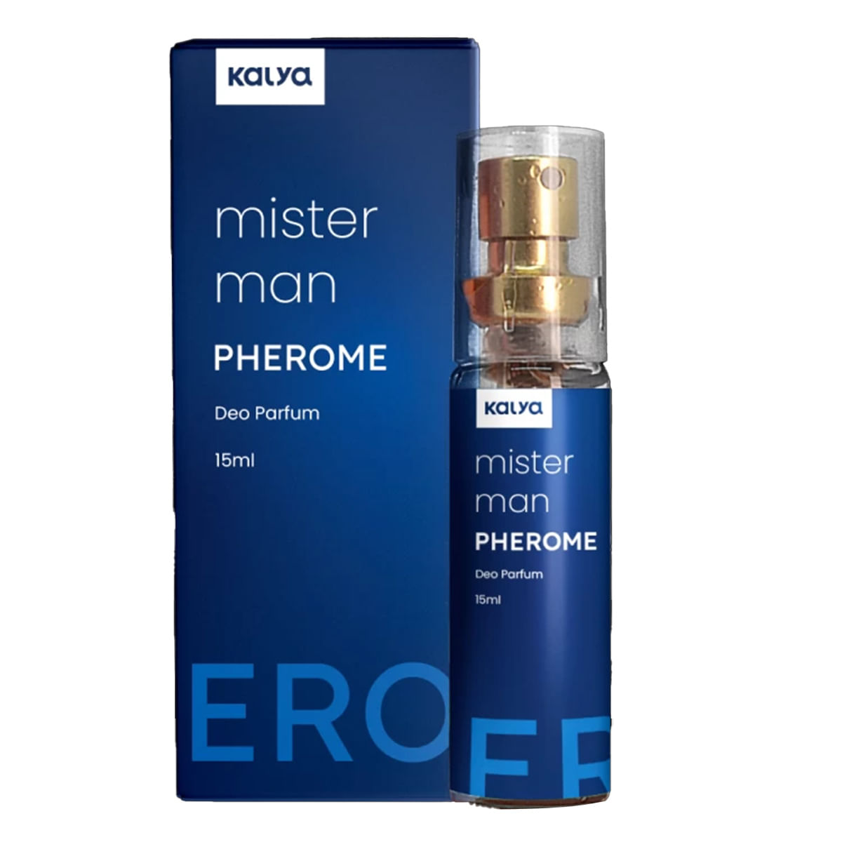 Pherome Mister Man Perfume Masculino com Feromônio 15ml Kalya