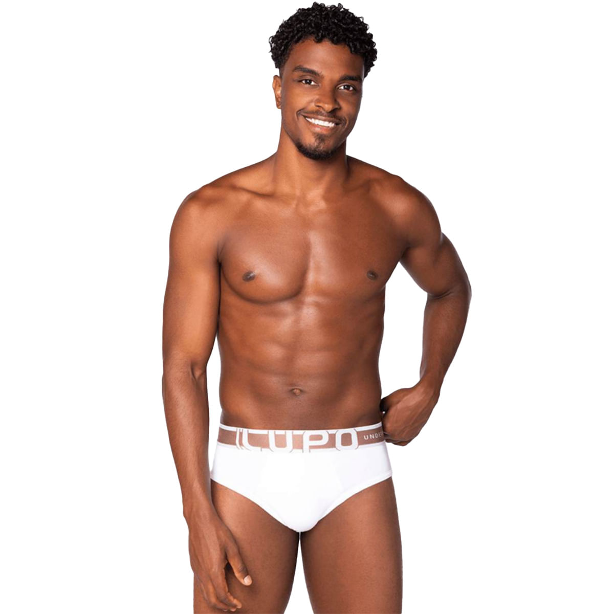 Cueca Slip de Algodão Underwear Lupo