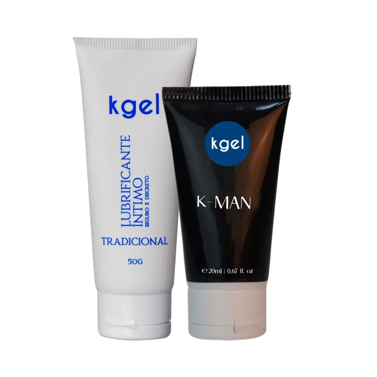 Duplinha Promocional com KGEL Lubrificante Tradicional e K-Man - 5 Por Cliente