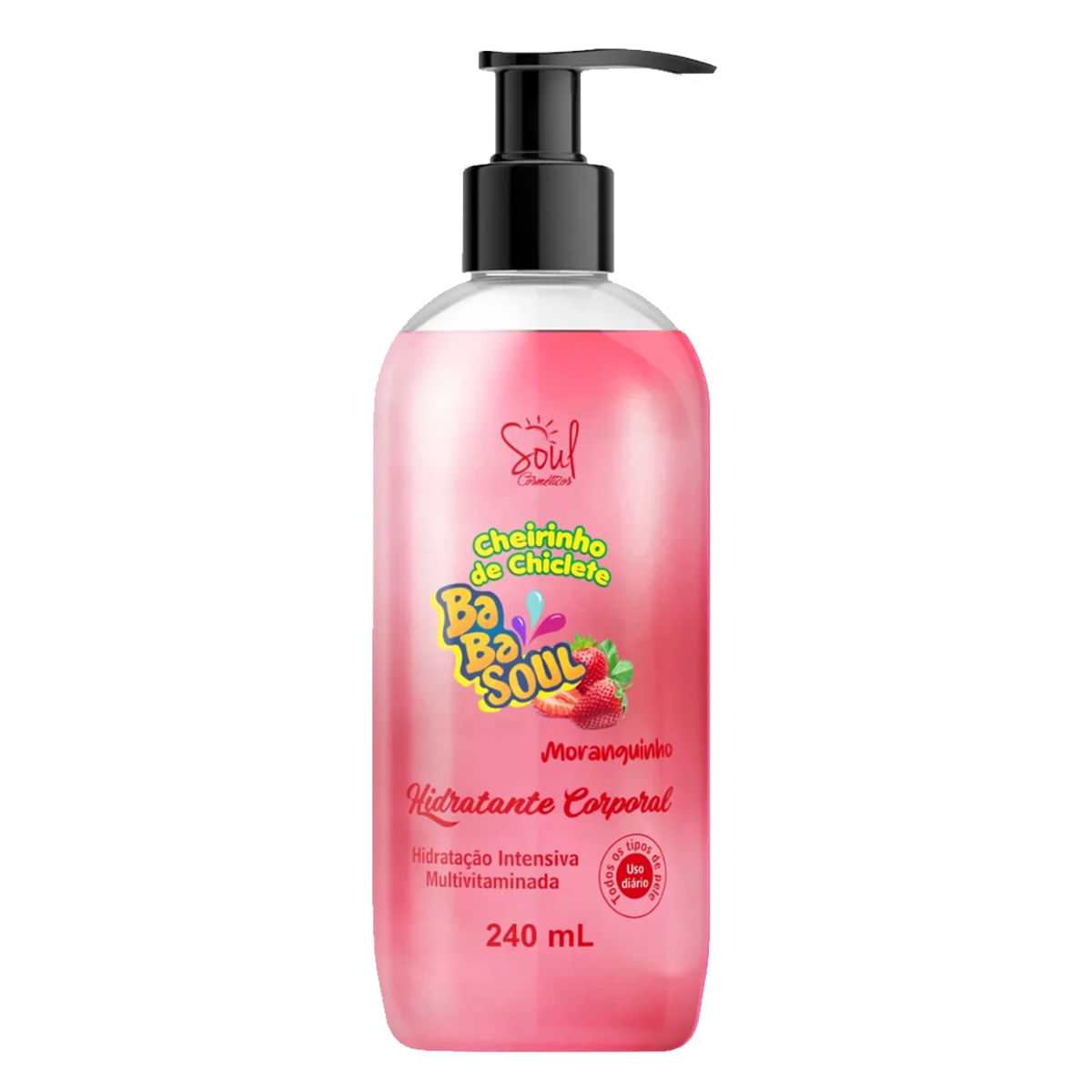 Babasoul Hidratante Corporal 240ml Soul Cosméticos Babasoul Hidratante Corporal 240ml Soul Cosméticos