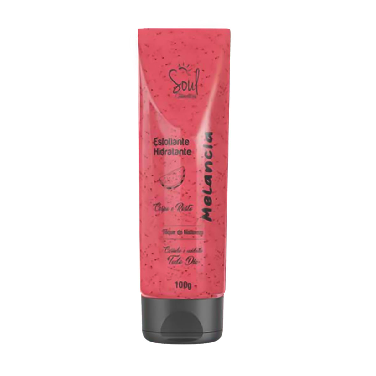 Esfoliante Hidratante para Corpo e Rosto 100ml Soul Cosméticos