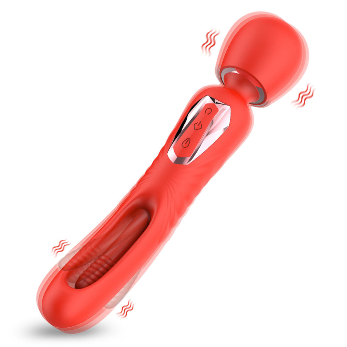 Vibrador Varinha Mágica Dennis Recarregável para Ponto G e estimulação de Clitóris Vip Mix Vibrador Varinha Mágica Dennis Recarregável para Ponto G e estimulação de Clitóris Vip Mix