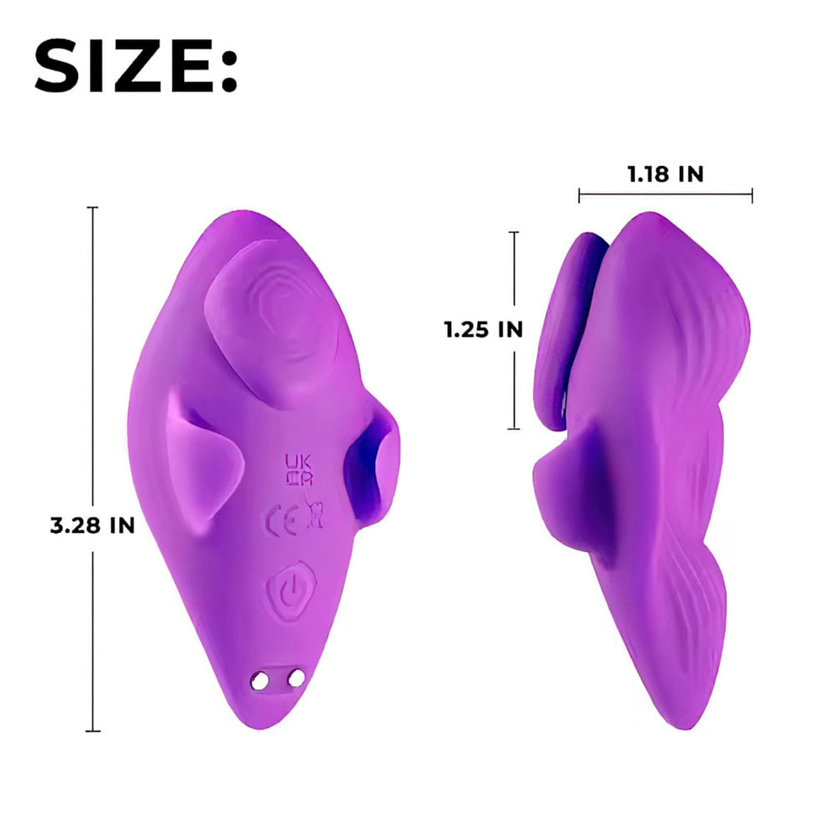 Vibrador de Calcinha Recarregável com 9 Modos de Vibração Vip Mix