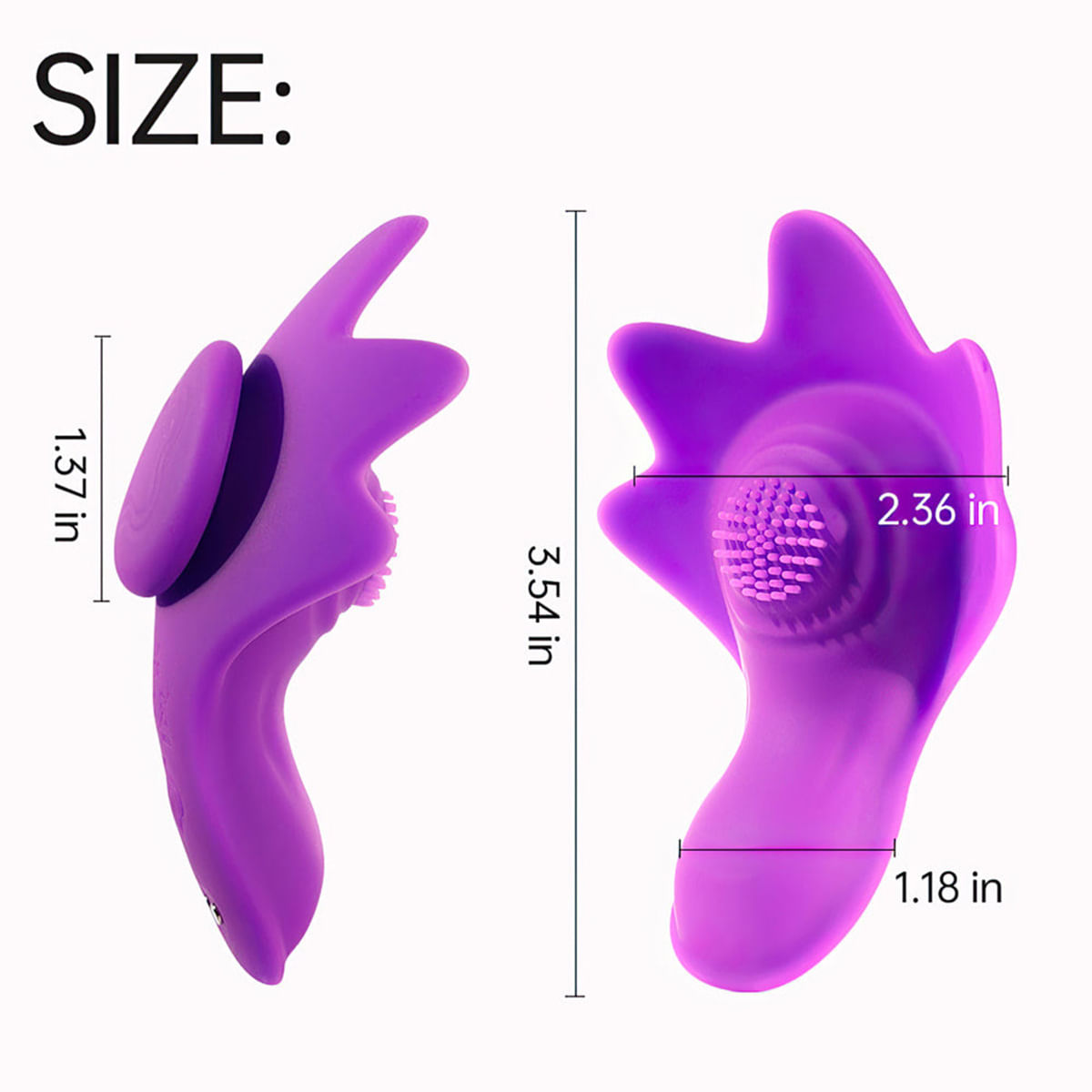 Vibrador de Calcinha Recarregável com 9 Modos de Vibração e Controle Remoto Vip Mix