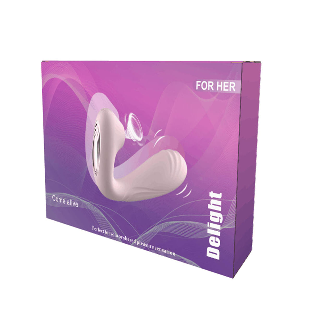 Vibrador de ponto G com Estimulador de Clitoris Vip Mix
