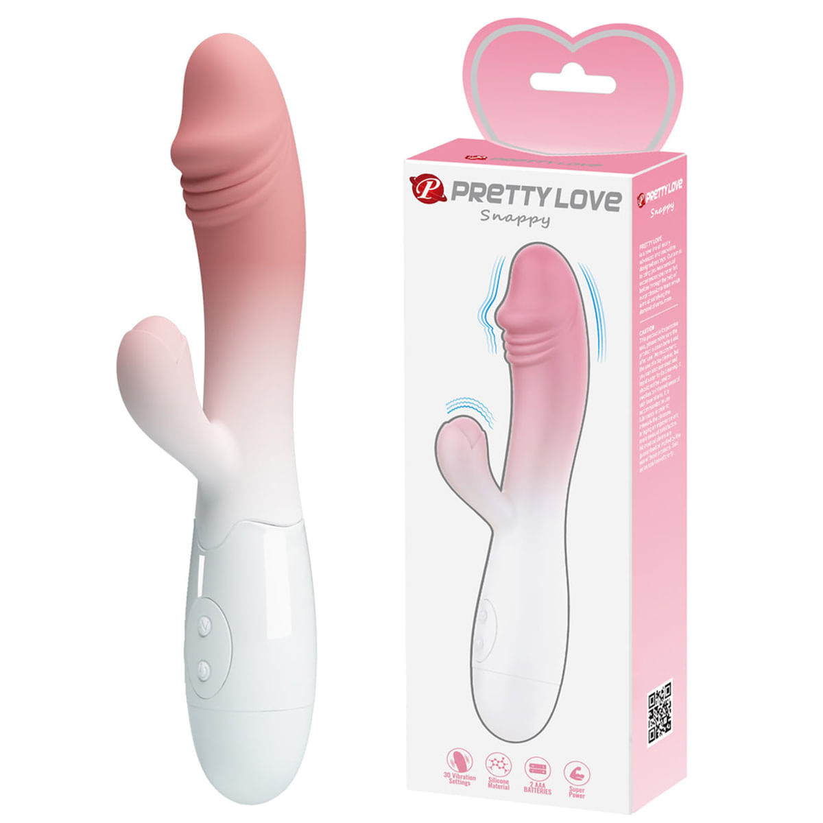 Vibrador Ponto G com 30 Modos de Vibração Brighty Vip Mix