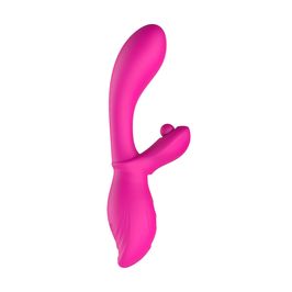 Vibrador Ponto G e Estimulador Clitoriano com 10 modos de vibração e 3 modos de Tapping Vip Mix