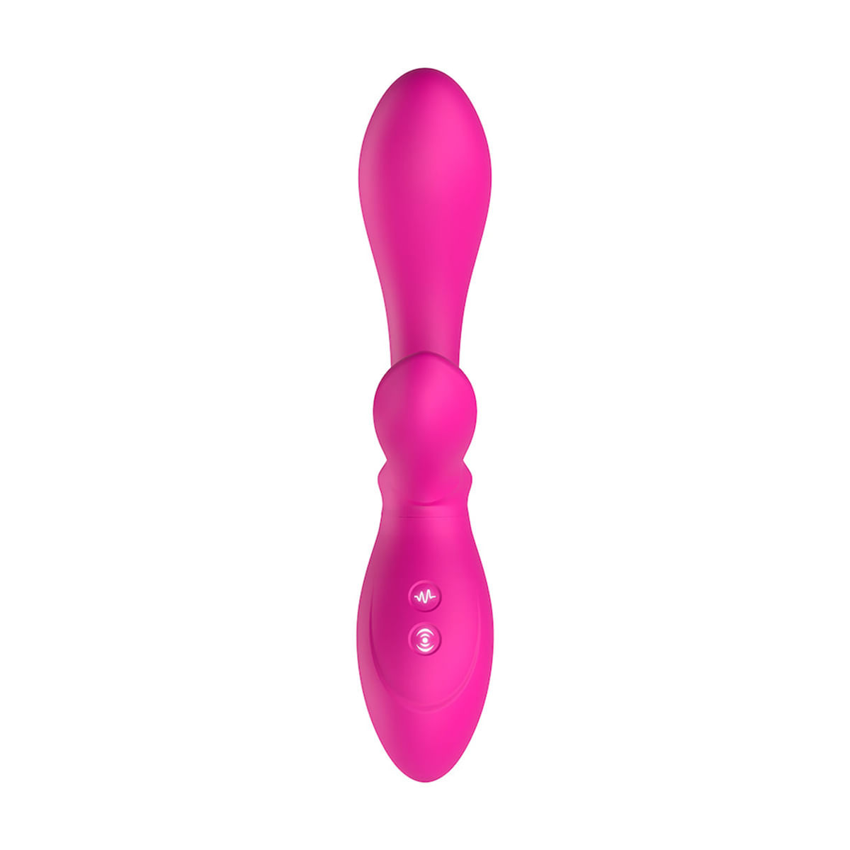 Vibrador Ponto G e Estimulador Clitoriano com 10 modos de vibração e 3 modos de Tapping Vip Mix