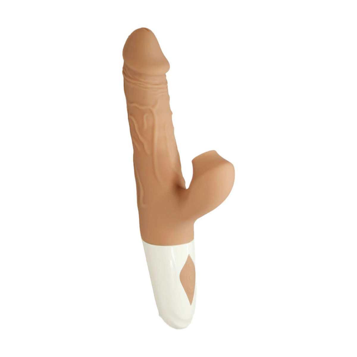 Vibrador Ponto G e Estimulador Clitoriano em Formato de Pênis Vai e Vem Vip Mix Vibrador Ponto G e Estimulador Clitoriano em Formato de Pênis Vai e Vem Vip Mix