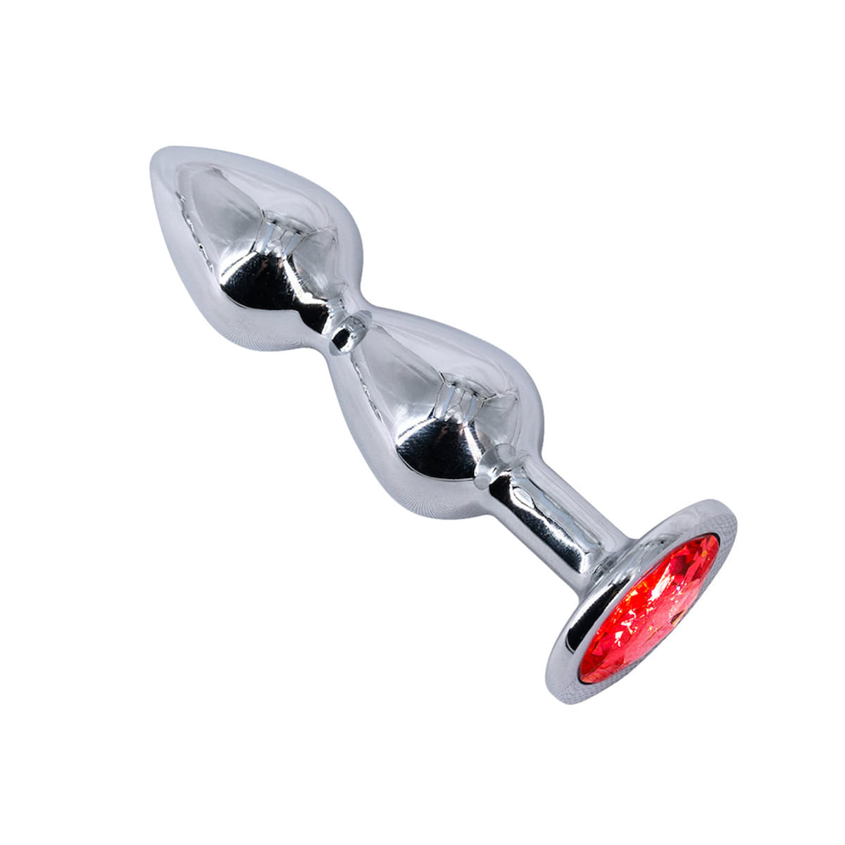 Plug Anal Escalonado em Aço com pedra Vip Mix