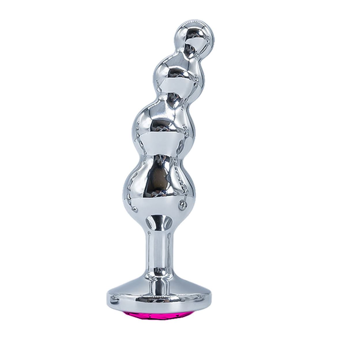 Plug Anal Escalonado em Aço com Pedra Vip Mix