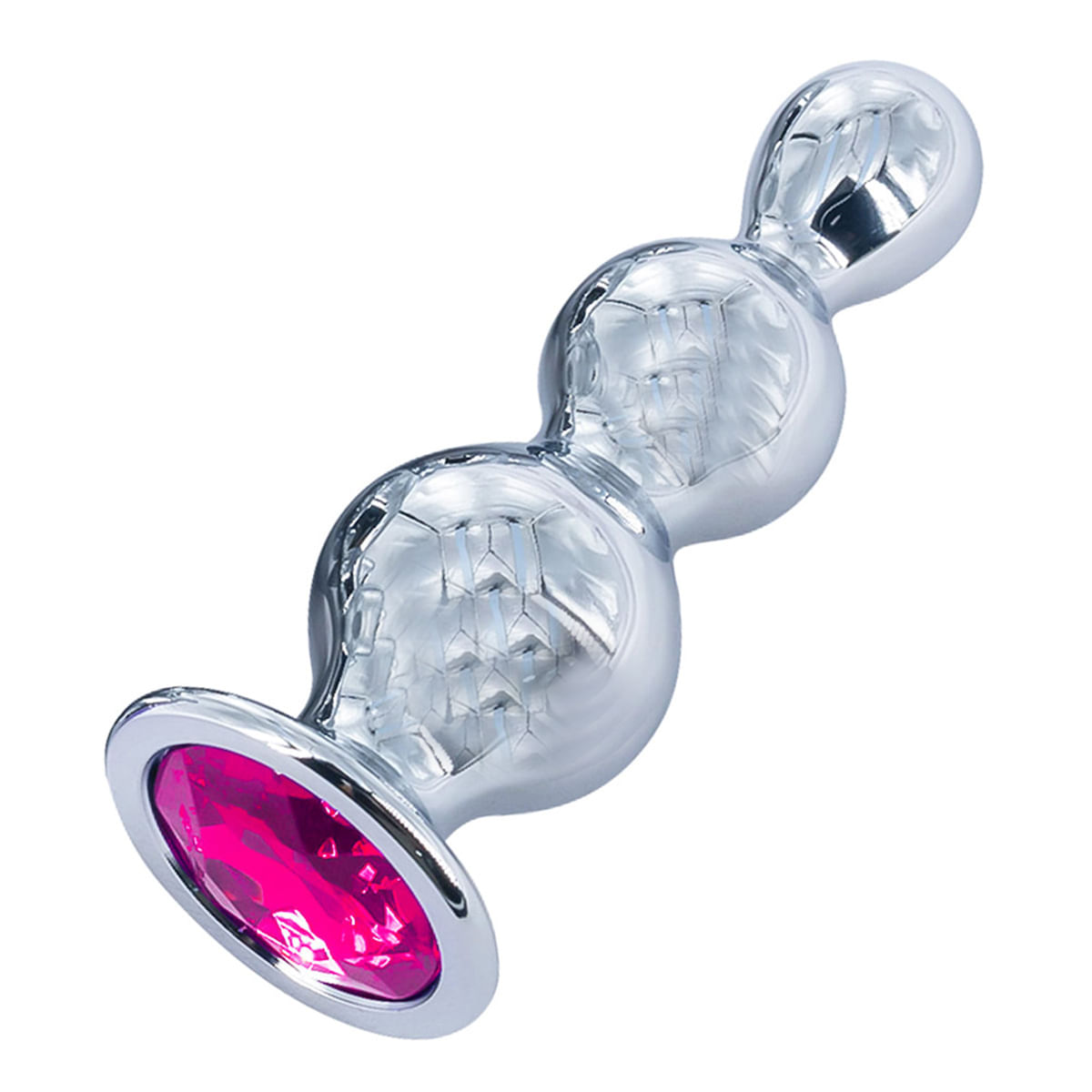 Plug Anal Escalonado em Ao com Pedra Vip Mix Plug Anal Escalonado em Ao com Pedra Vip Mix