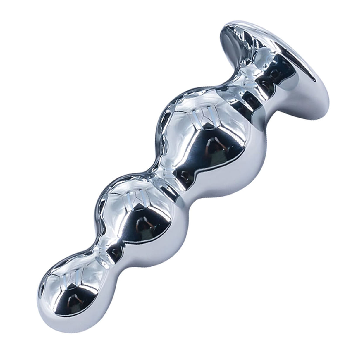 Plug Anal Escalonado em Aço com Pedra Vip Mix