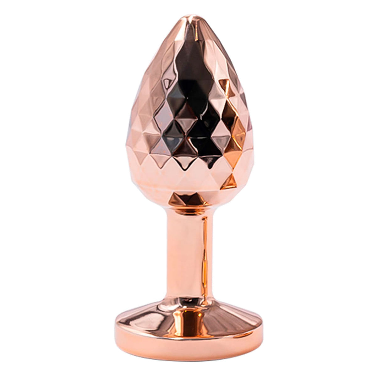 Plug Anal Pequeno de Luxo com Pedra e Superfície Diamantada Vip Mix