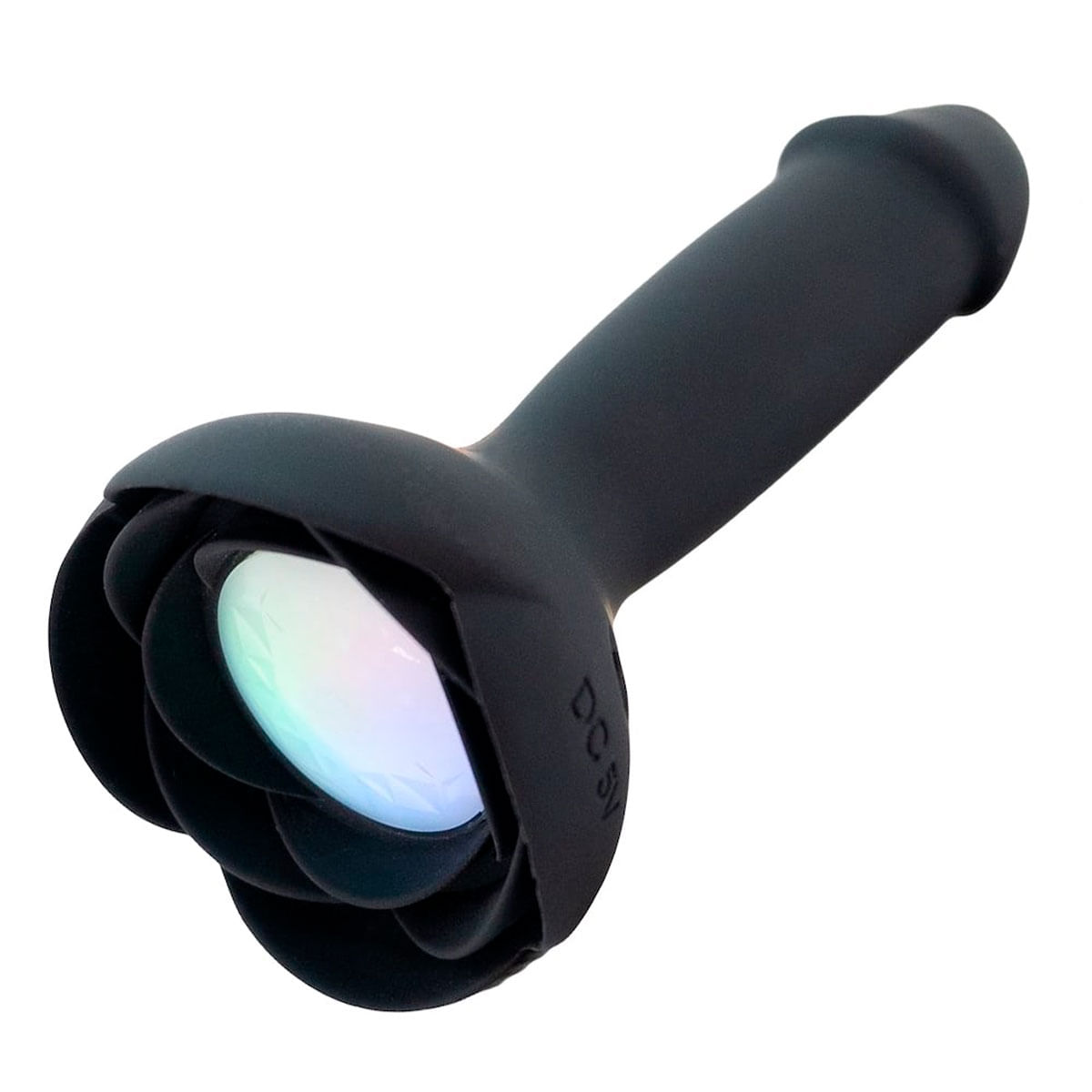 Plug Anal com LED em Formato de Pênis com 10 Modos de Vibração e Controle Remoto Vip Mix Plug Anal com LED em Formato de Pênis com 10 Modos de Vibração e Controle Remoto Vip Mix