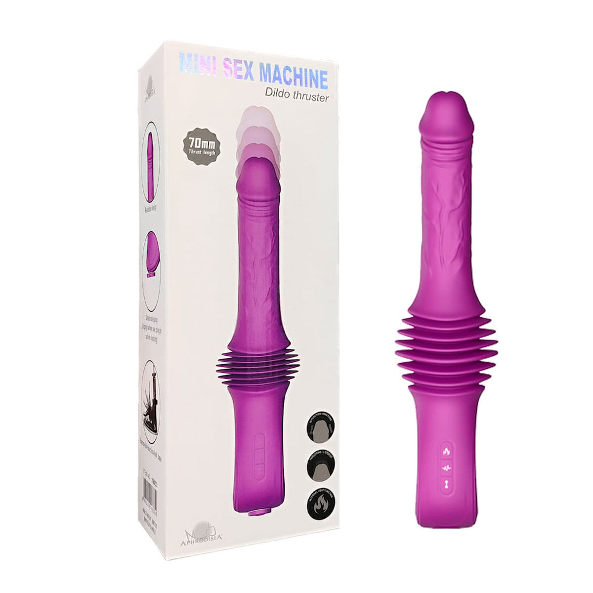 Máquina do Sexo com 10 modos de Vibração e 3 variações de Movimentos de Vai e Vem Vip Mix