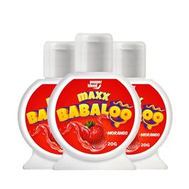 Trio Pomocional com Maxx Babaloo Morango - 5 Por Cliente