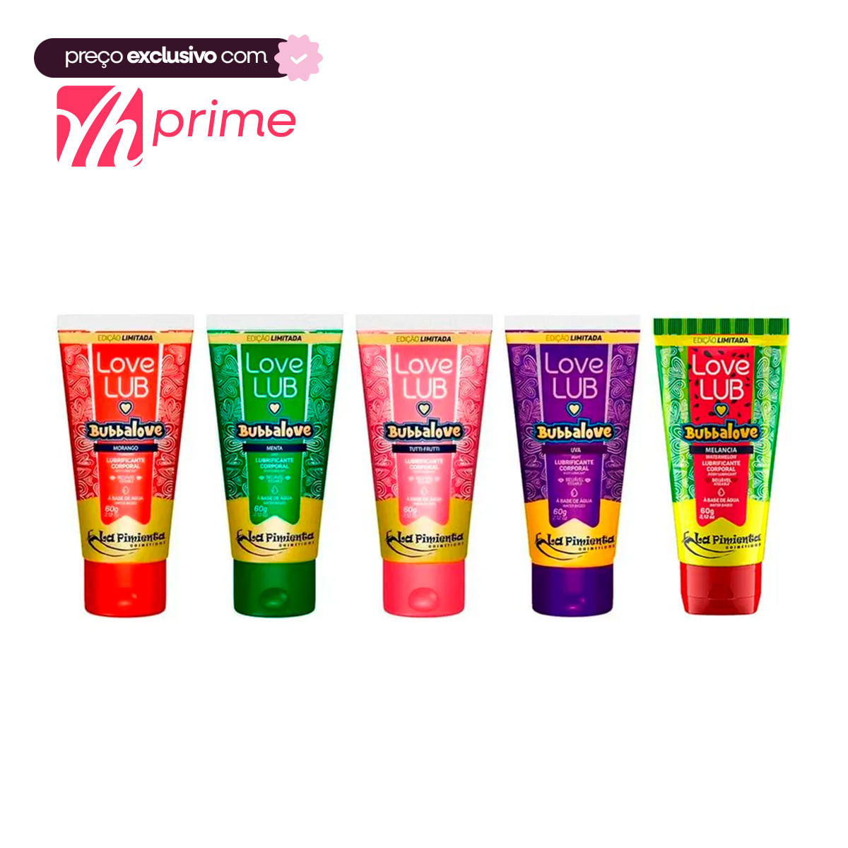 Love Lub Bubbalove Lubrificante Corporal Beijável 60g La Pimienta