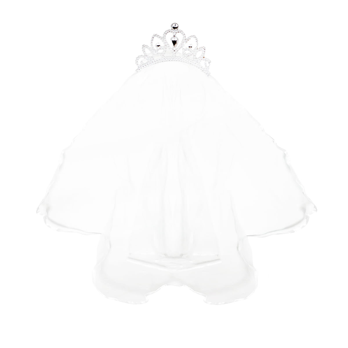 Coroa Véu Princesa 75CM PTD Festas Coroa Véu Princesa 75CM PTD Festas