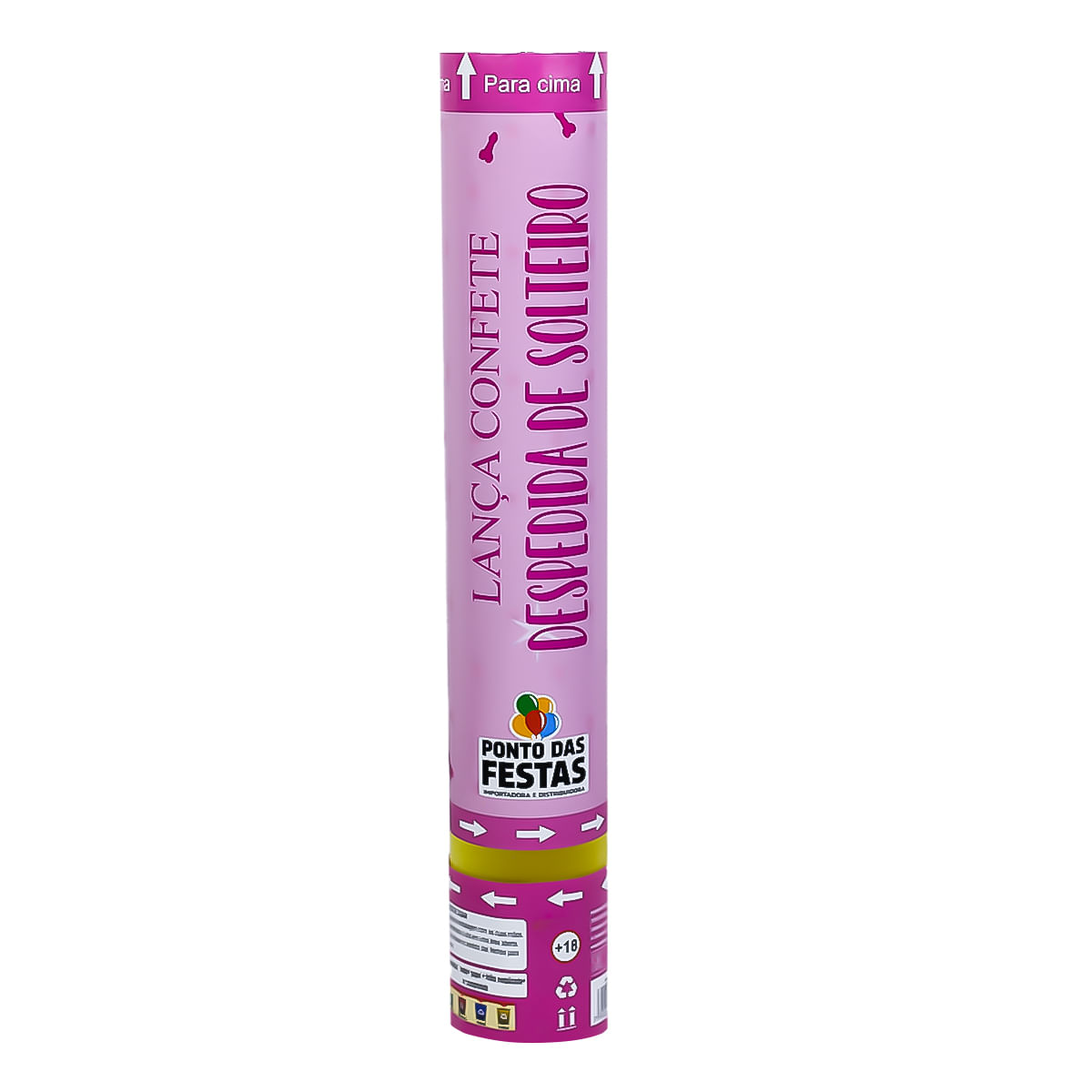 Lança Confete com Confetes em Formato de Pênis Despedida de Solteiro Ponto das Festas Lança Confete com Confetes em Formato de Pênis Despedida de Solteiro Ponto das Festas