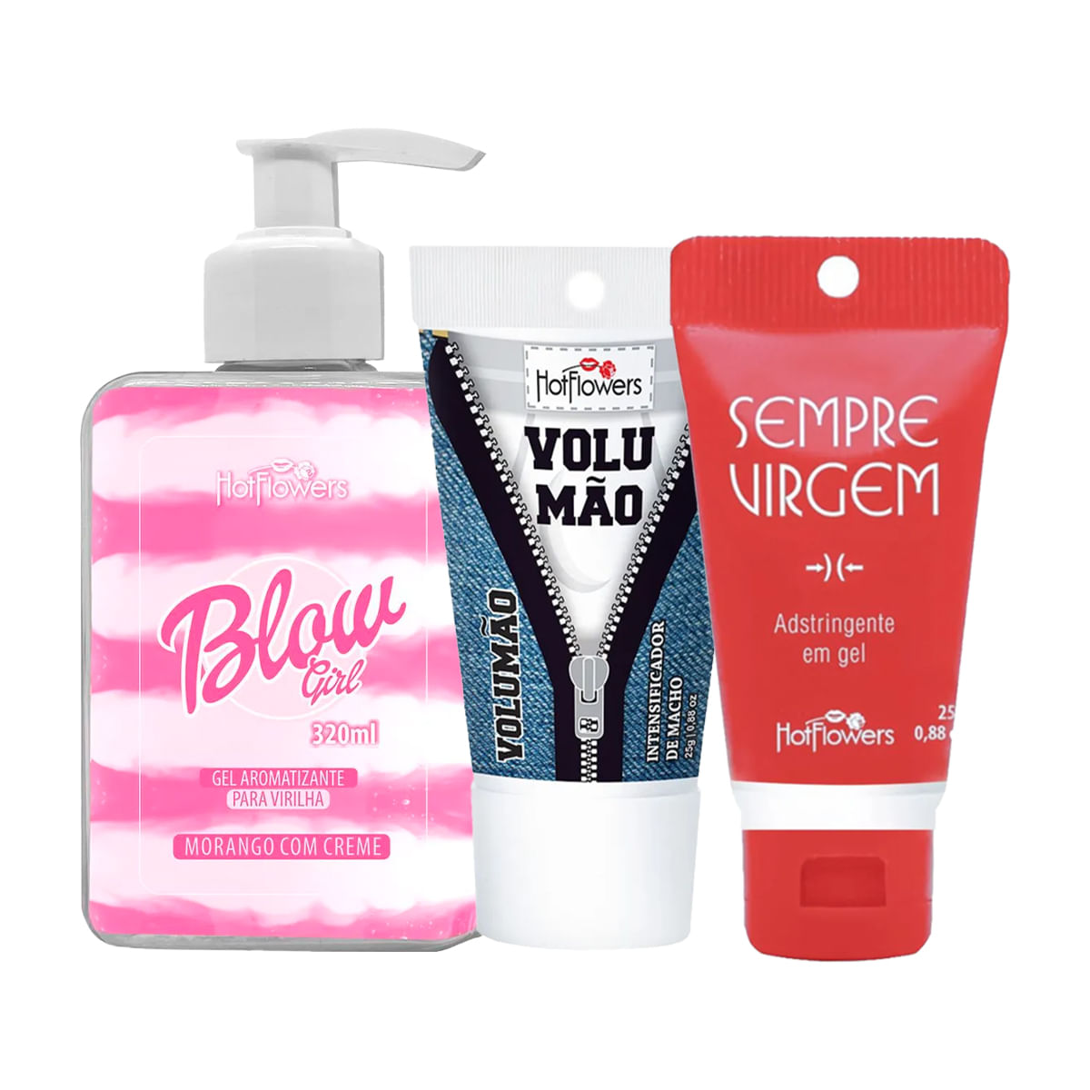 Kit Promocional com Blow Girl Volumão e Sempre Virgem