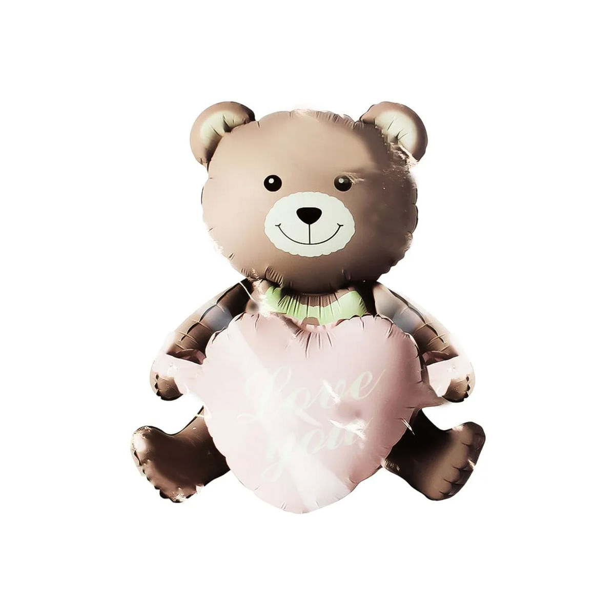 Balão Metalizado Bear Coração 105,5 X 66,5 CM PTD Festas - Balão Metalizado em Formato de Urso com Coração Love You PTD Festas Balão Metalizado Bear Coração 105,5 X 66,5 CM PTD Festas - Balão Metalizado em Formato de Urso com Coração Love You PTD Festas