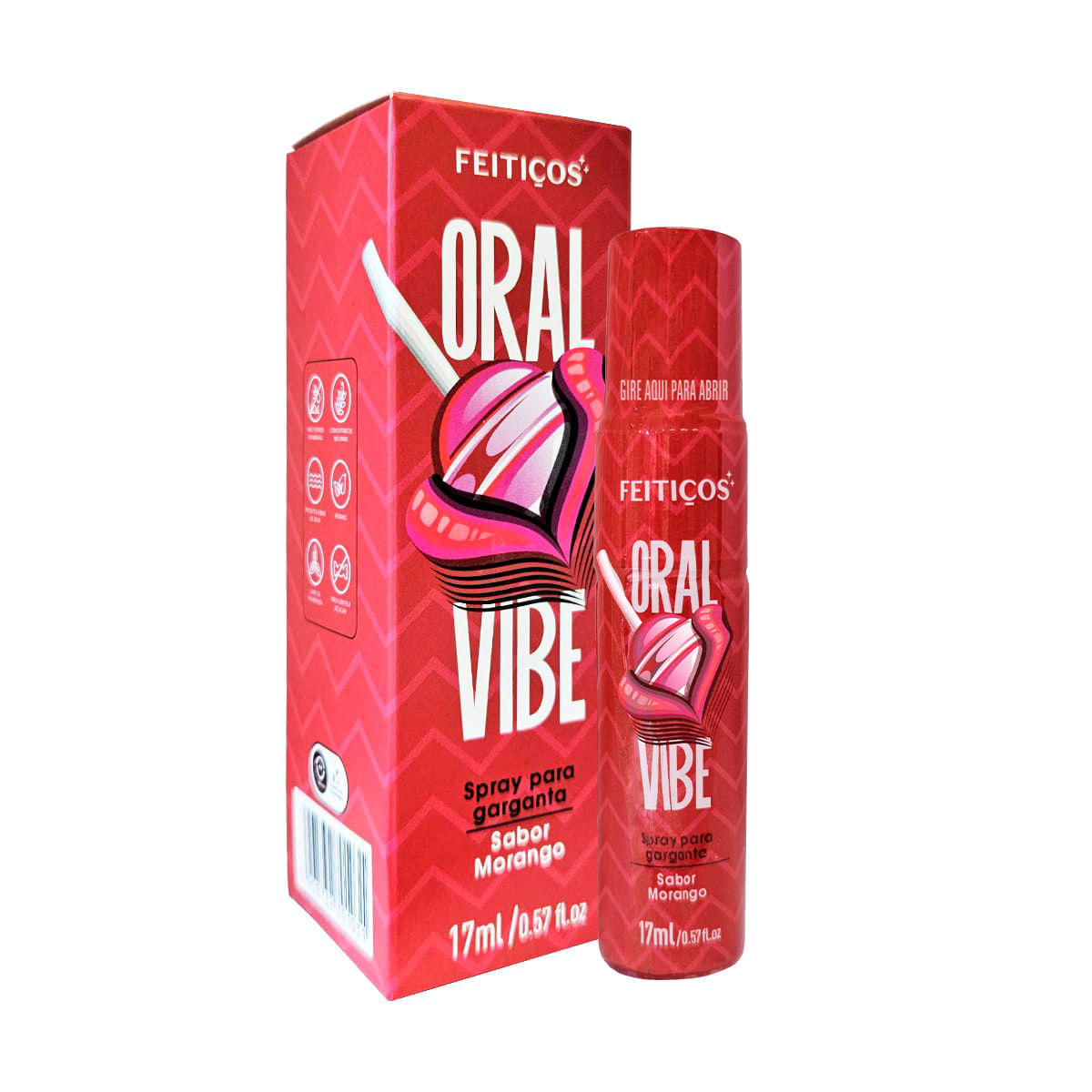 Oral Vibe Spray Dessensibilizante para Garganta 17ml Feitiços