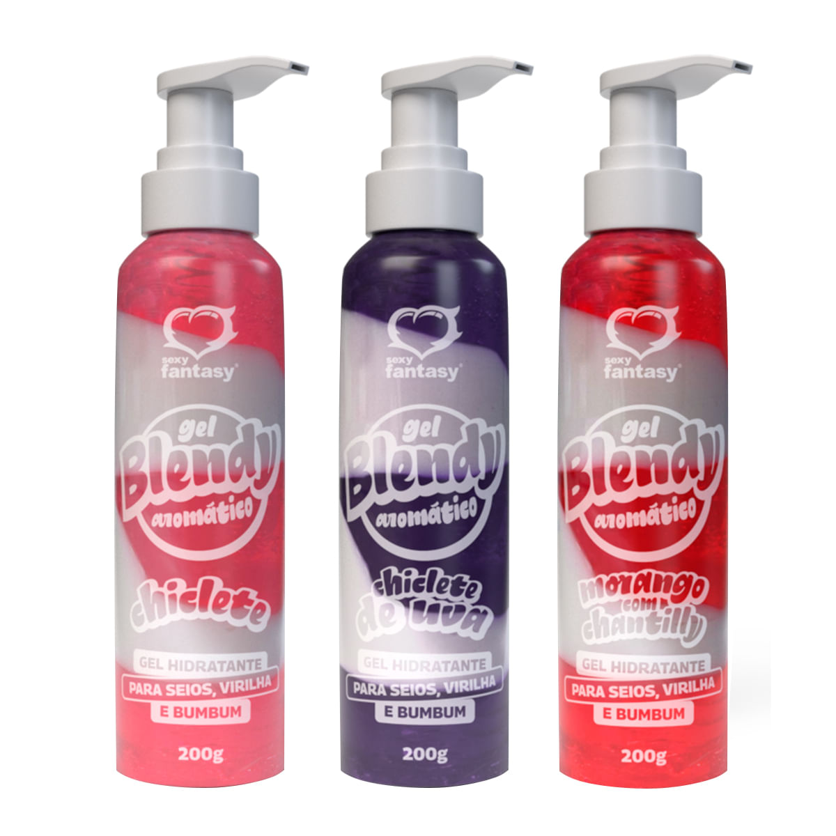 Blendy Gel Aromatizante Para Virilha 200g Sexy Fantasy