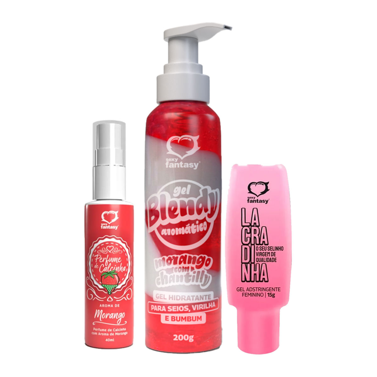 Kit com Blendy Gel Perfume de Calcinha e Gel Lacradinha