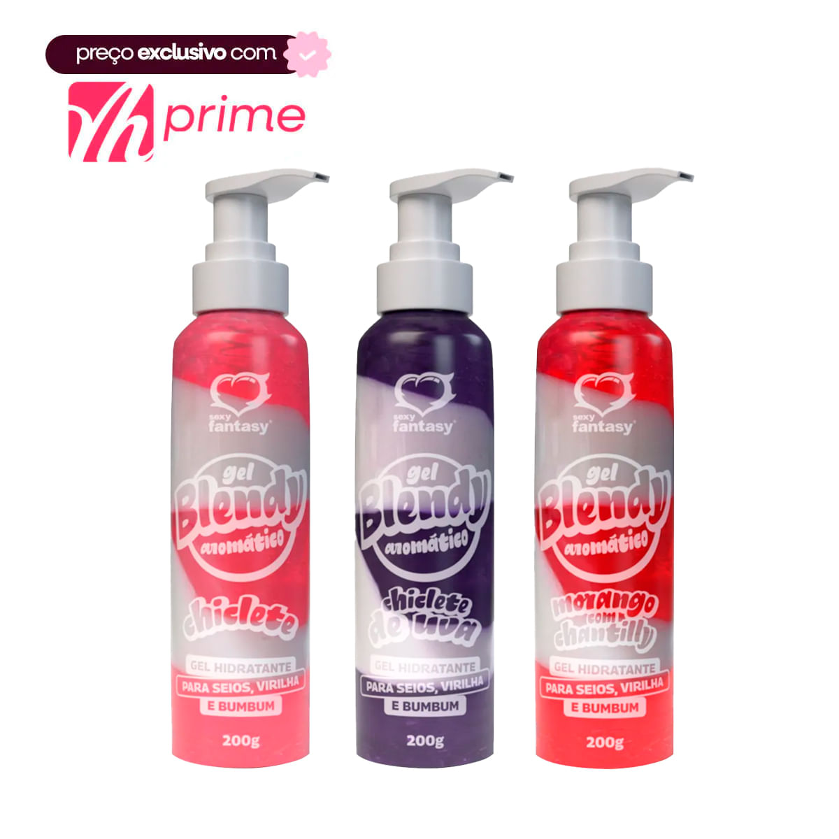 Blendy Gel Aromatizante Para Virilha 200g Sexy Fantasy