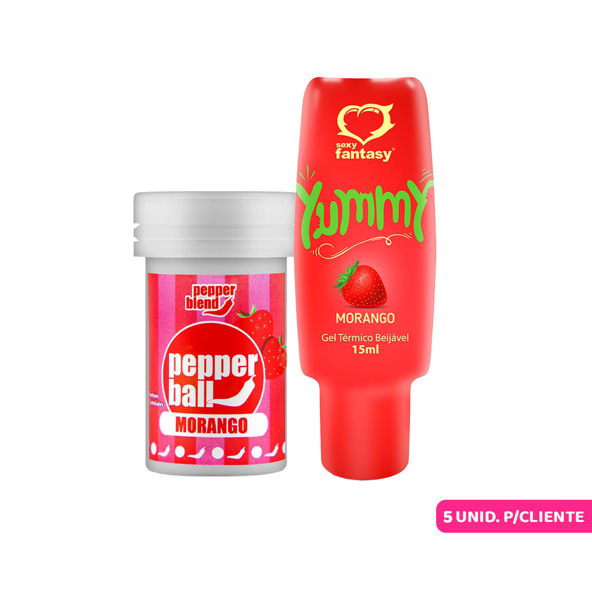 Duplinha com Pepper Ball e Yummy Gel