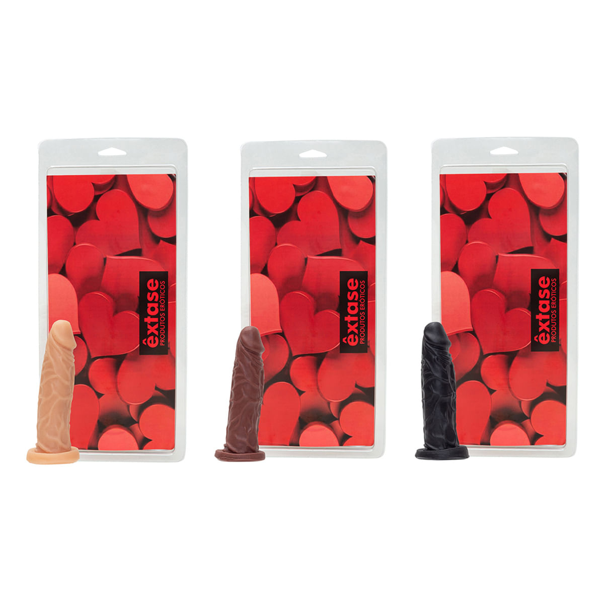 Prótese Realística com Veias Maciça 12 x 3cm Êxtase