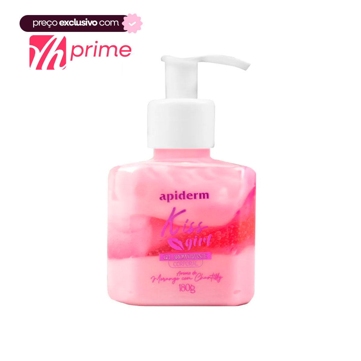 Kiss Girl Gel Aromatizante Corporal Para Virilha 180g Apinil Cosméticos