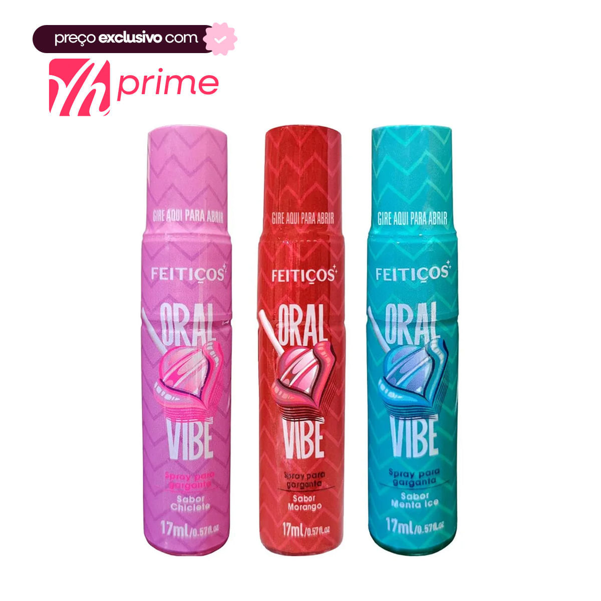Oral Vibe Spray Dessensibilizante para Garganta 17ml Feitiços