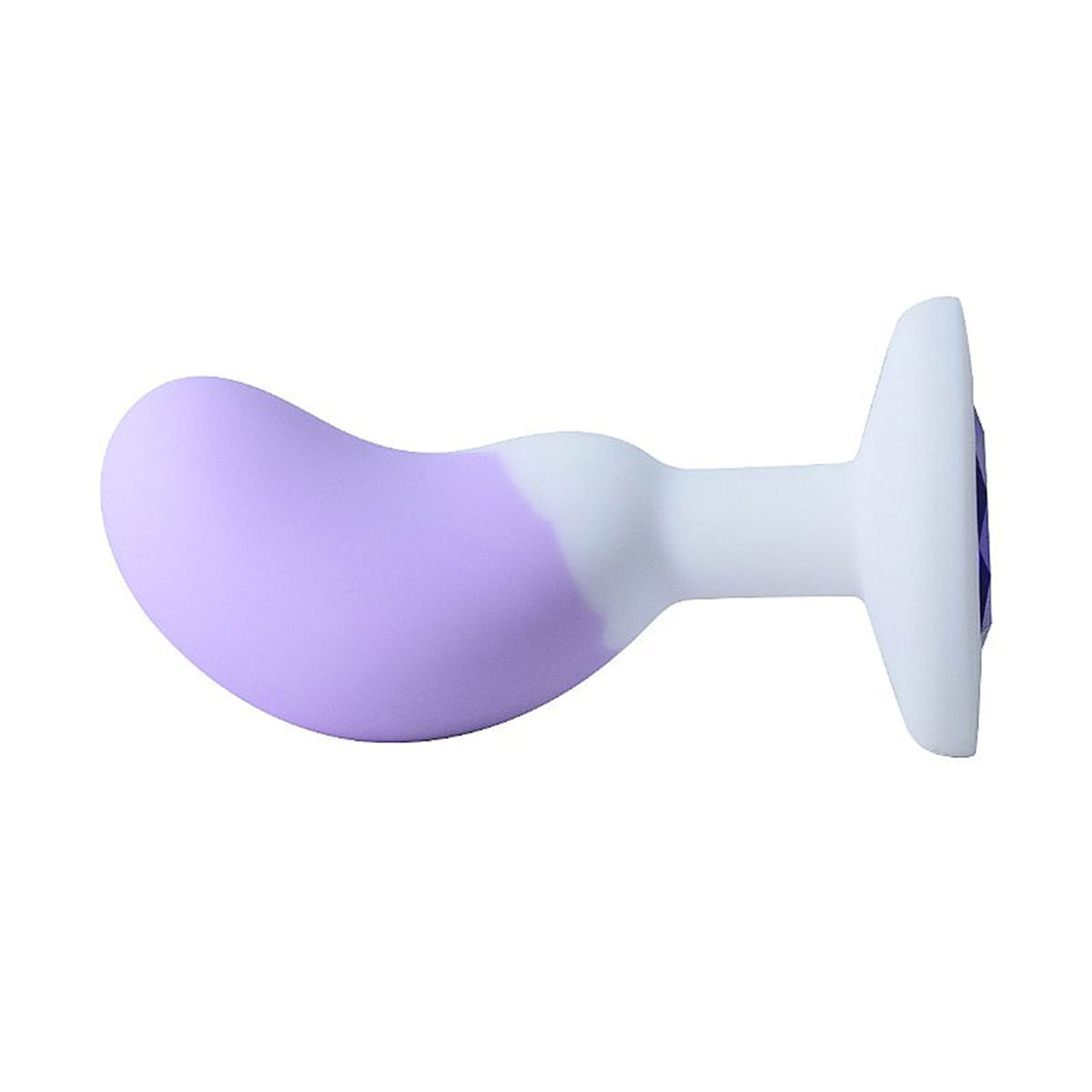 Plug Anal em Silicone com Pedra Formato de Feijão 8,2 X 2,7 Sexy Import Plug Anal em Silicone com Pedra Formato de Feijão 8,2 X 2,7 Sexy Import