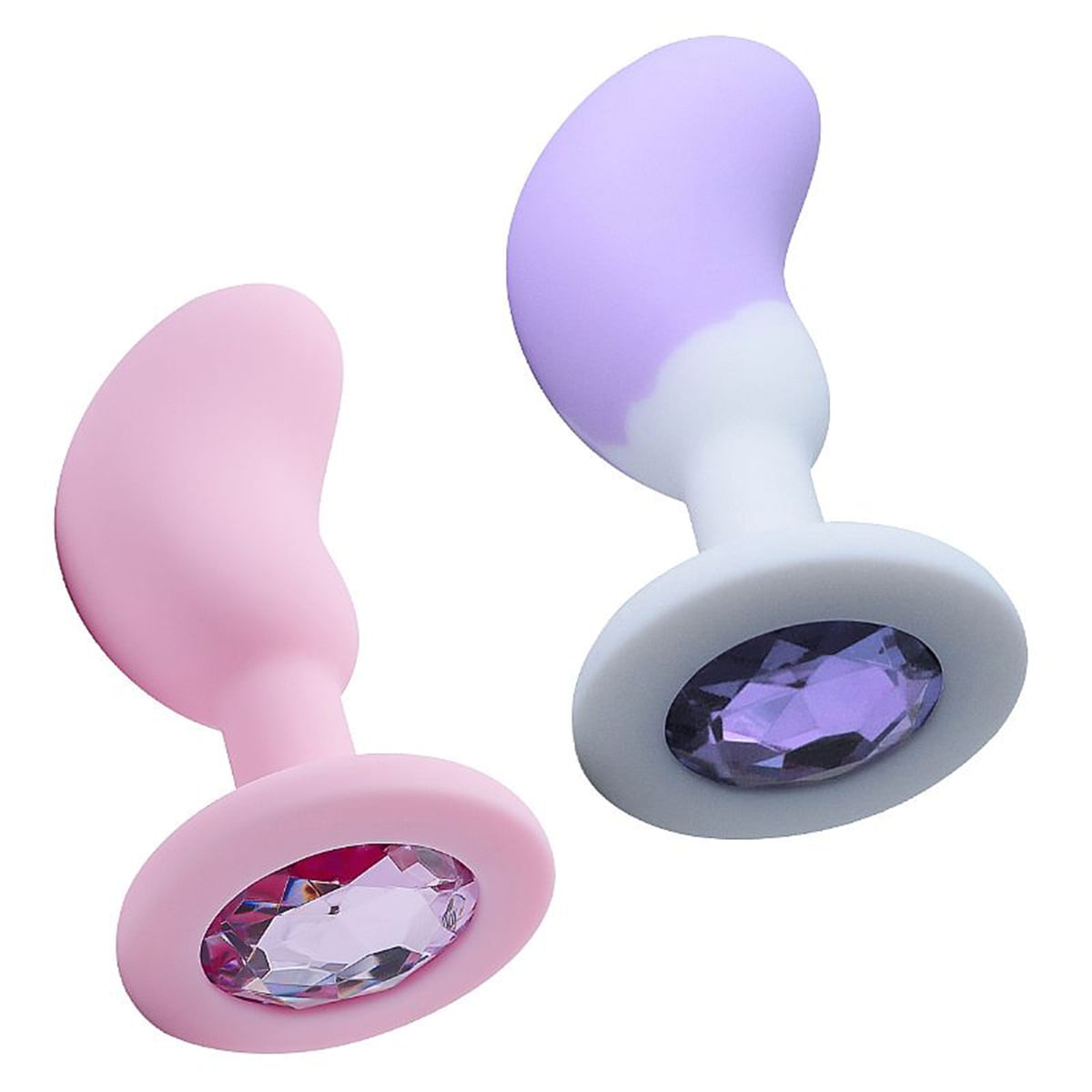 Plug Anal em Silicone com Pedra Formato de Feijo 8,2 X 2,7 Sexy Import Plug Anal em Silicone com Pedra Formato de Feijo 8,2 X 2,7 Sexy Import
