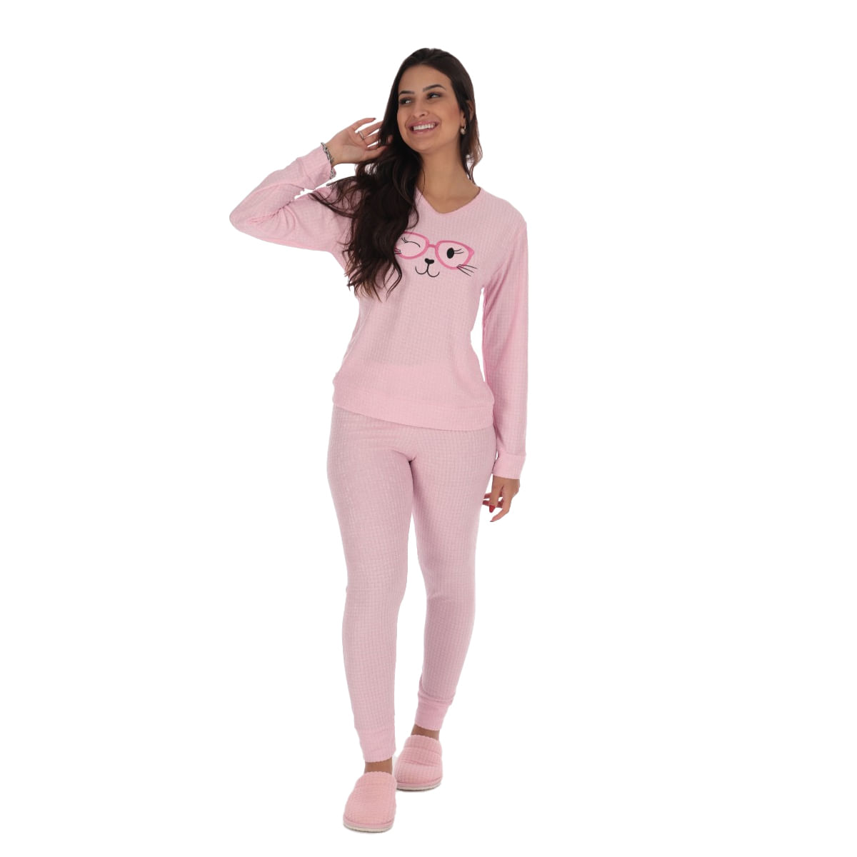 Pijama Bordado Plush Victory Pijama Bordado Plush Victory