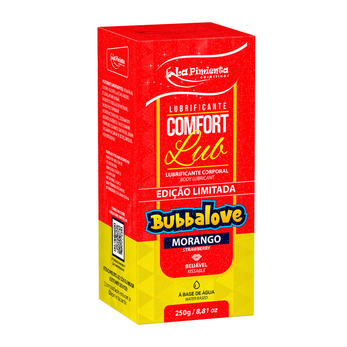 Love Lub Bubbalove Lubrificante Corporal Beijável 250g La Pimienta