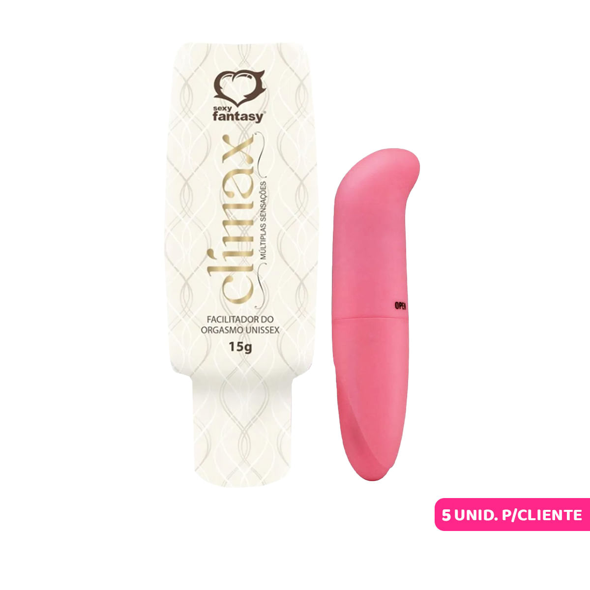 Duplinha Promocional com Vibrador ponto G e Clímax Facilitador de Orgasmo