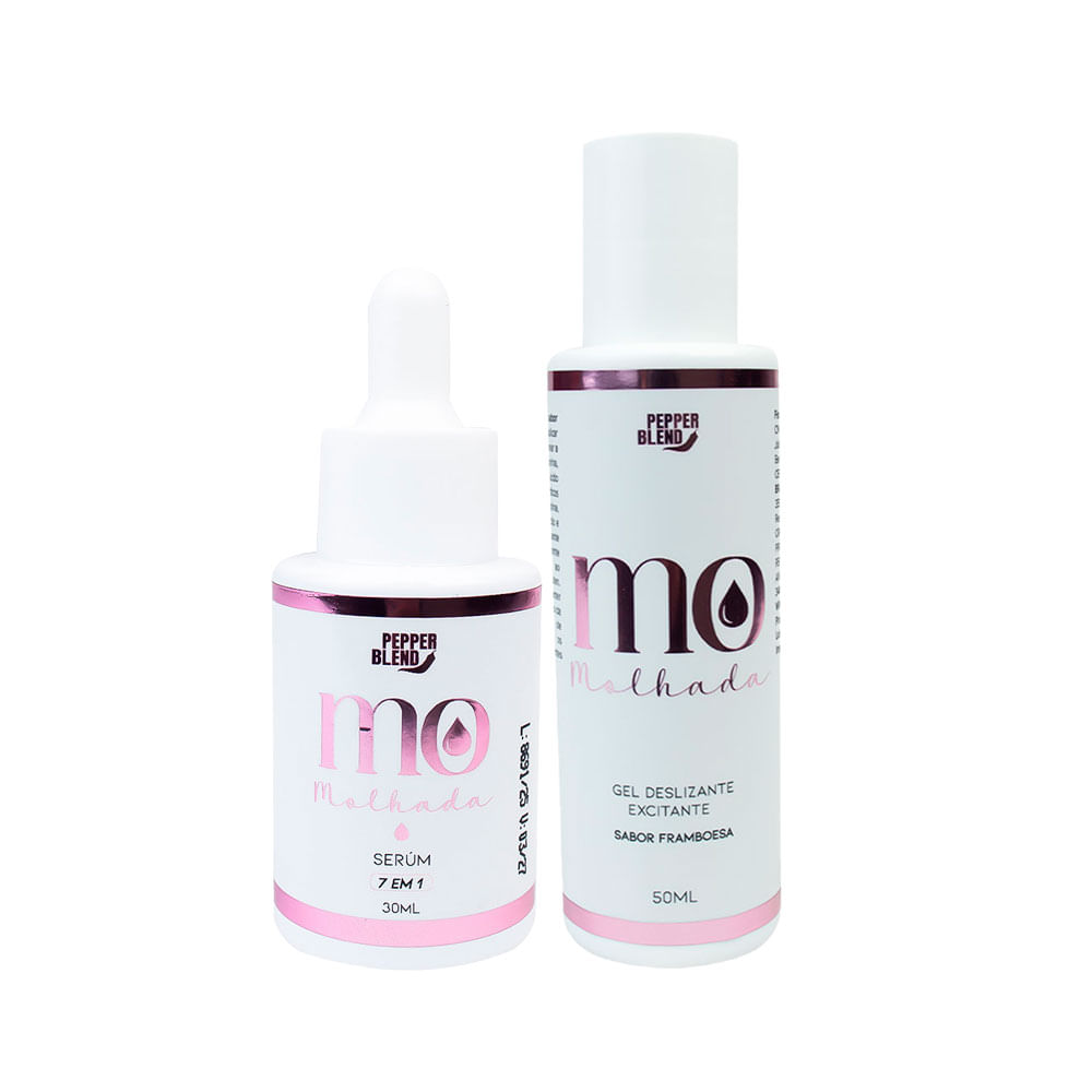 Duplinha Linha Mo com Sérum Nutritivo e Lubrificante Íntimo Excitante