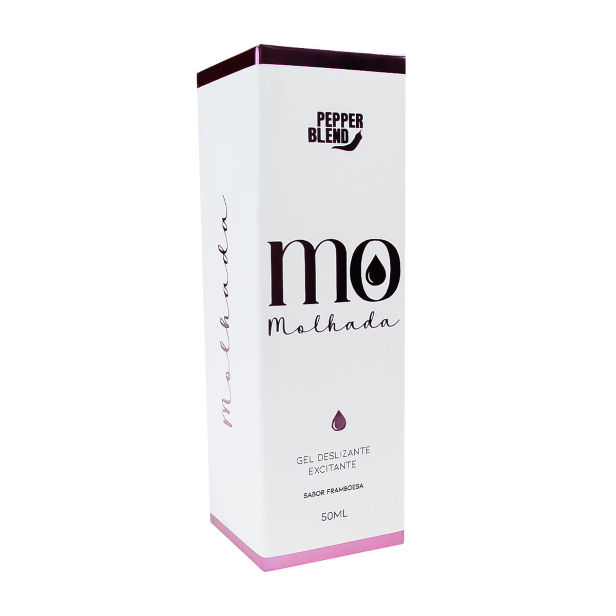 Lubrificante Íntimo Excitante Linha MO Molhada 50ml Pepper Blend