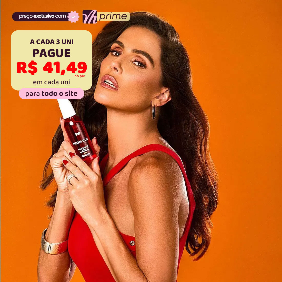 Gel Lubrificante Deslizante com Ácido Hialurônico e D-pantenol 120g Linha Deborah Secco Intt