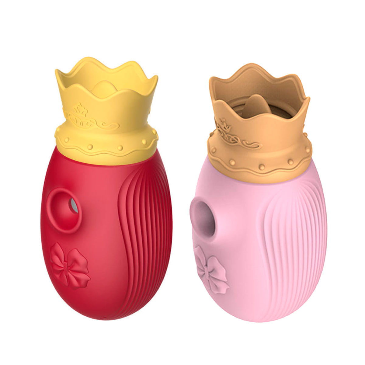 Estimulador de Clitóris com Pulcação e Língua Crown Vip Mix